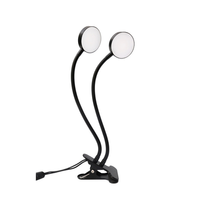 Seed Starting Growing Light Indoor Garden Plant Fruit Vegetable Flower Dimmable Flexible Gooseneck ERP CE Rohs Double Led Grow Light With Clip