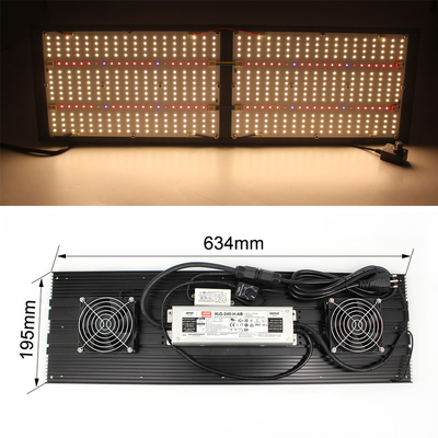 Seed Starting Figolite 240W Samsung lm301h Mix 660nm IR Full Spectrum UV LED Grow Light Board With Fan Cooling