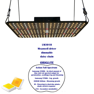 Seed Growing Samsung LM301H Led To Grow Light Panel 3500K 5700K 660nm IR UV For Grow Tents